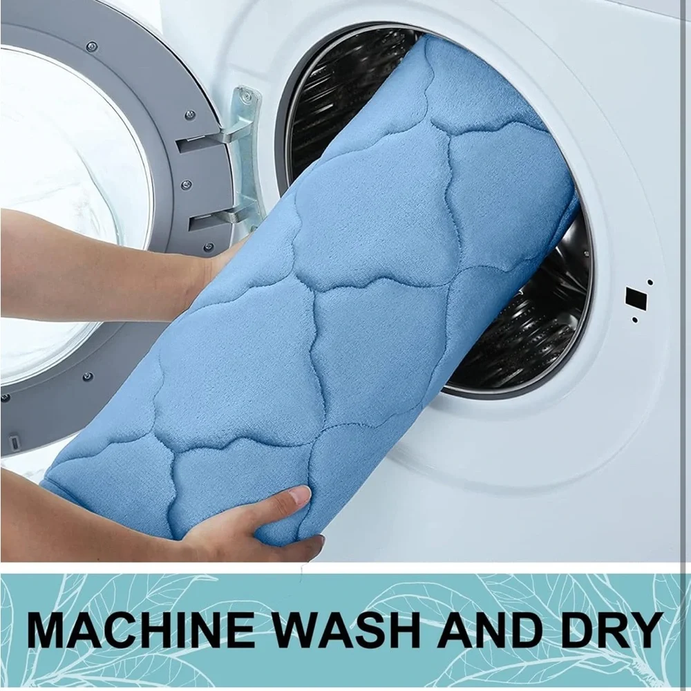 Memory Foam Non-Slip 59x20, Ultra Soft & Absorbent Bathroom🛁Rugs